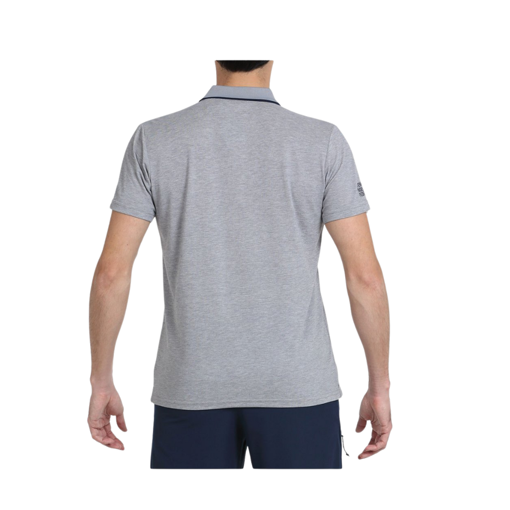 BULLPADEL T-SHIRT POLO CENTE GRIS MEDIO VIGORE