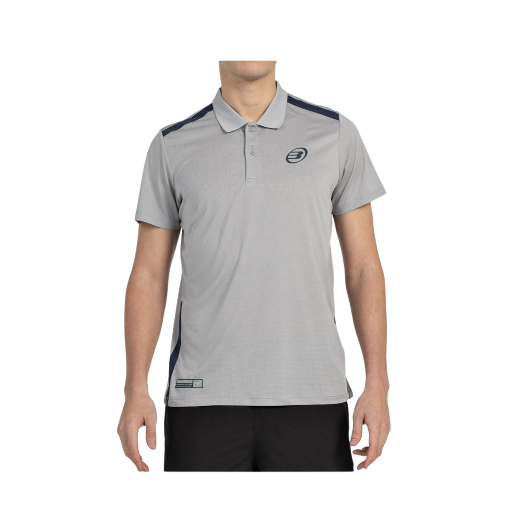 BULLPADEL T-SHIRT POLO BALTO GRIS MEDIO VEGIRO