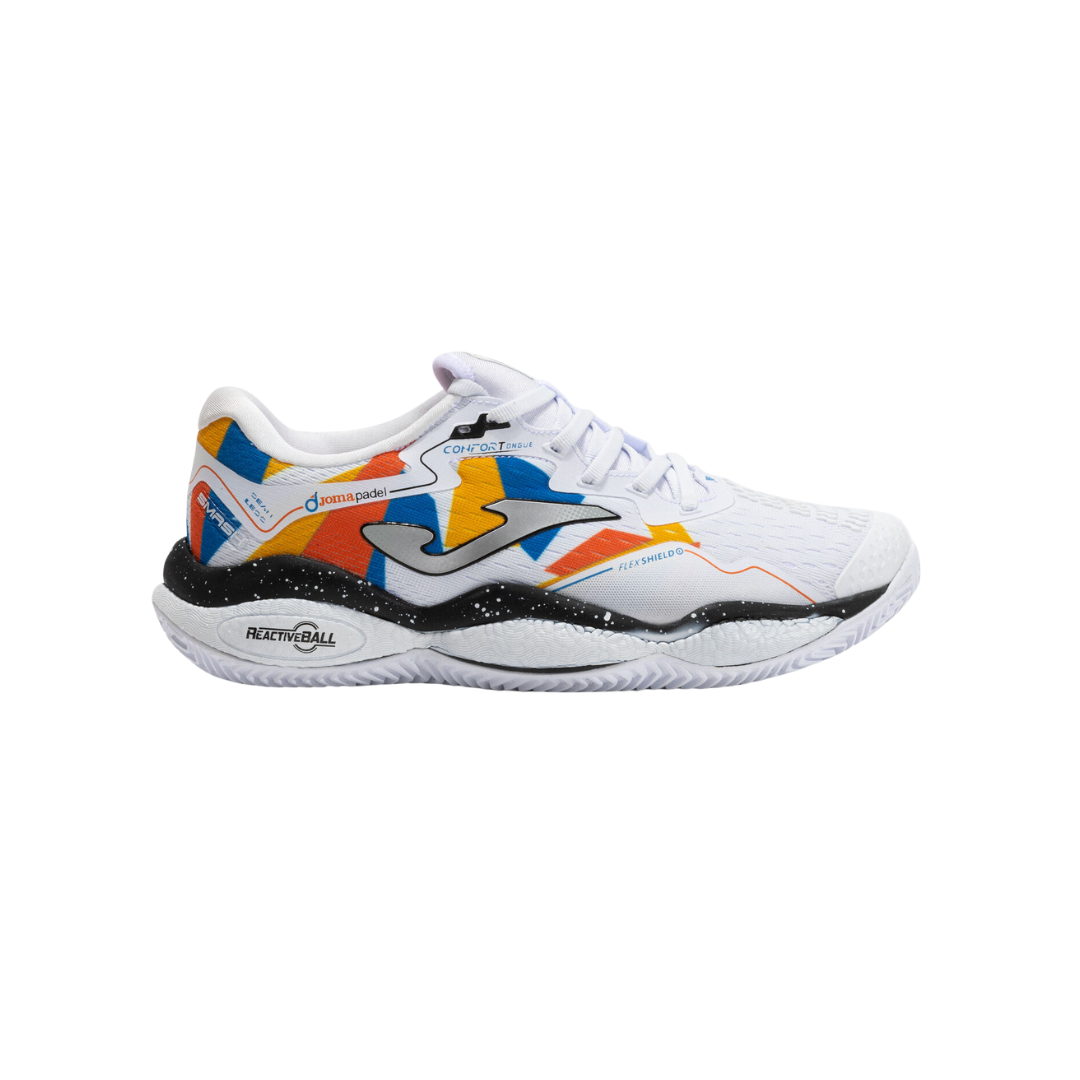 JOMA SHOES SMASH MEN 2532 WHITE ORANGE BLUE