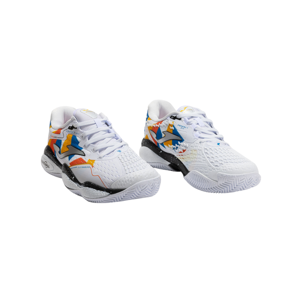 JOMA SHOES SMASH MEN 2532 WHITE ORANGE BLUE