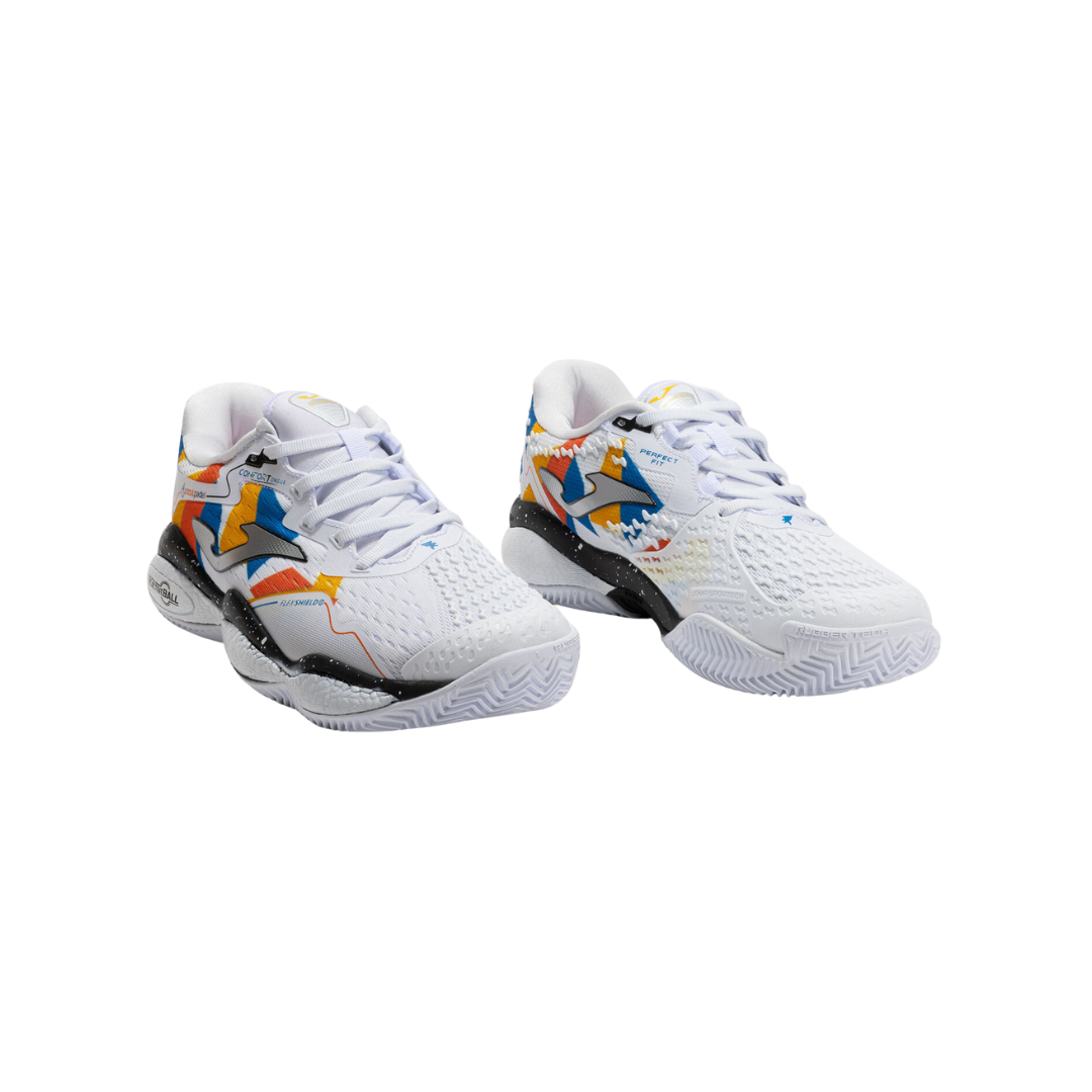 JOMA SHOES SMASH MEN 2532 WHITE ORANGE BLUE