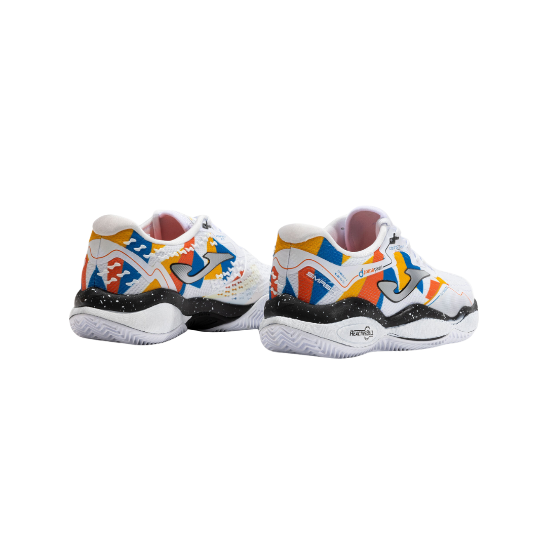 JOMA SHOES SMASH MEN 2532 WHITE ORANGE BLUE