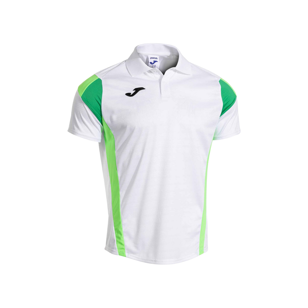 JOMA T-SHIRT POLO MONTREAL SHORT SLEEVE WHITE GREEN