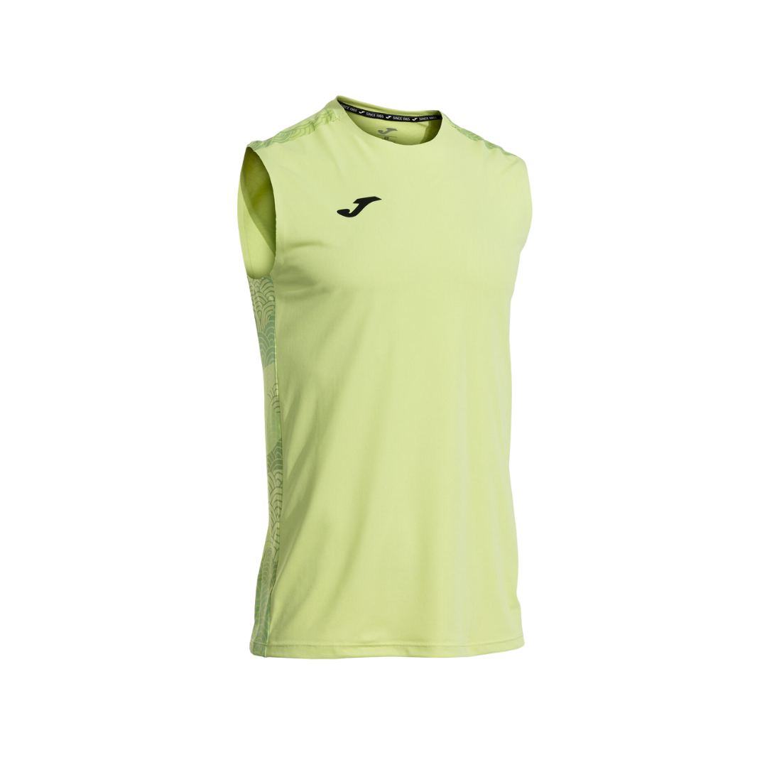 JOMA T-SHIRT MEN CHALLENGE SLEEVELESS LIME