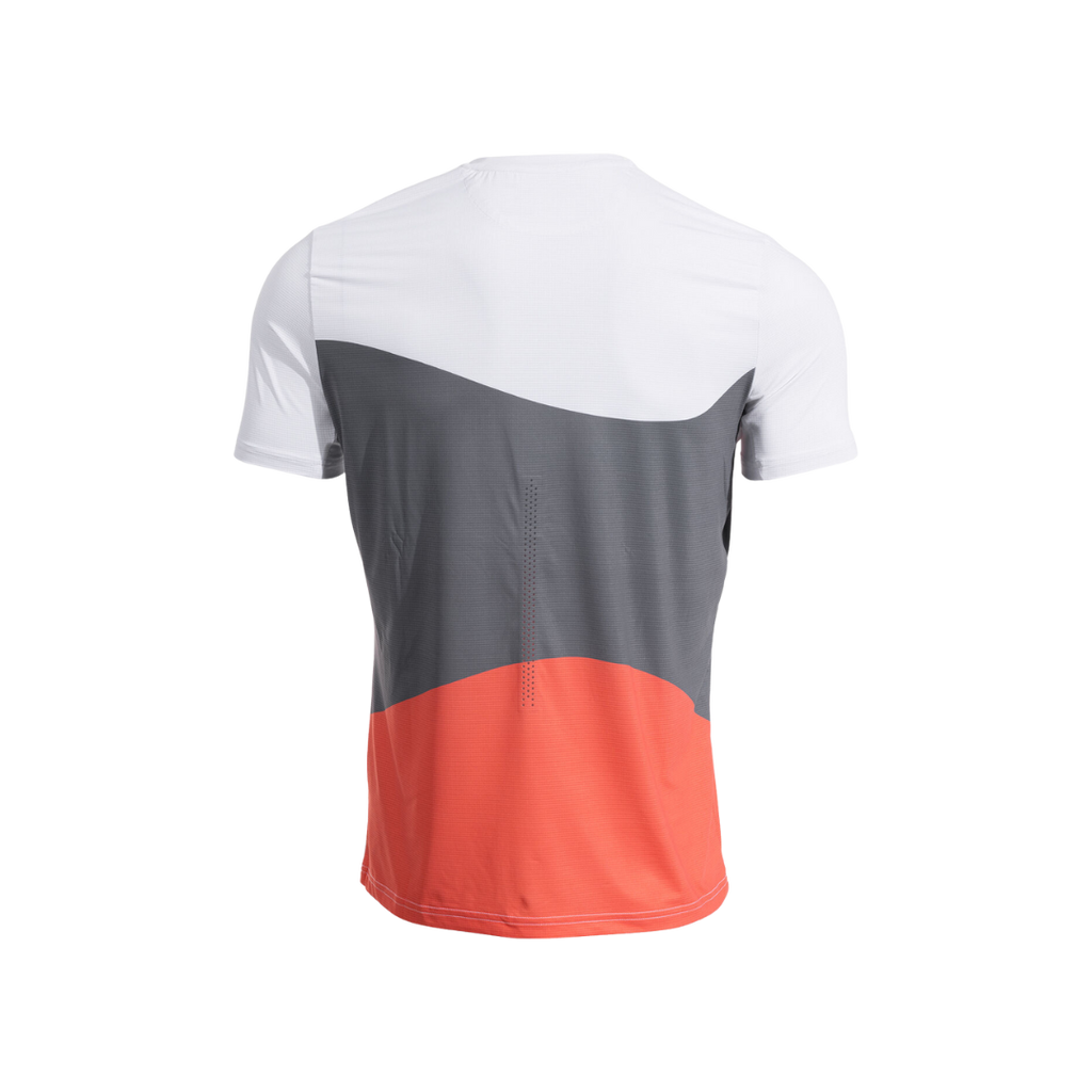 JOMA T-SHIRT MEN TORNEO SHORT SLEEVE WHITE CORAL