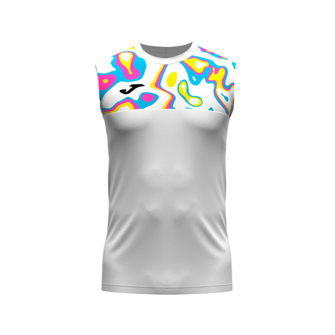 JOMA T-SHIRT MEN TORNEO CAPSULE SLEEVELESS WHITE