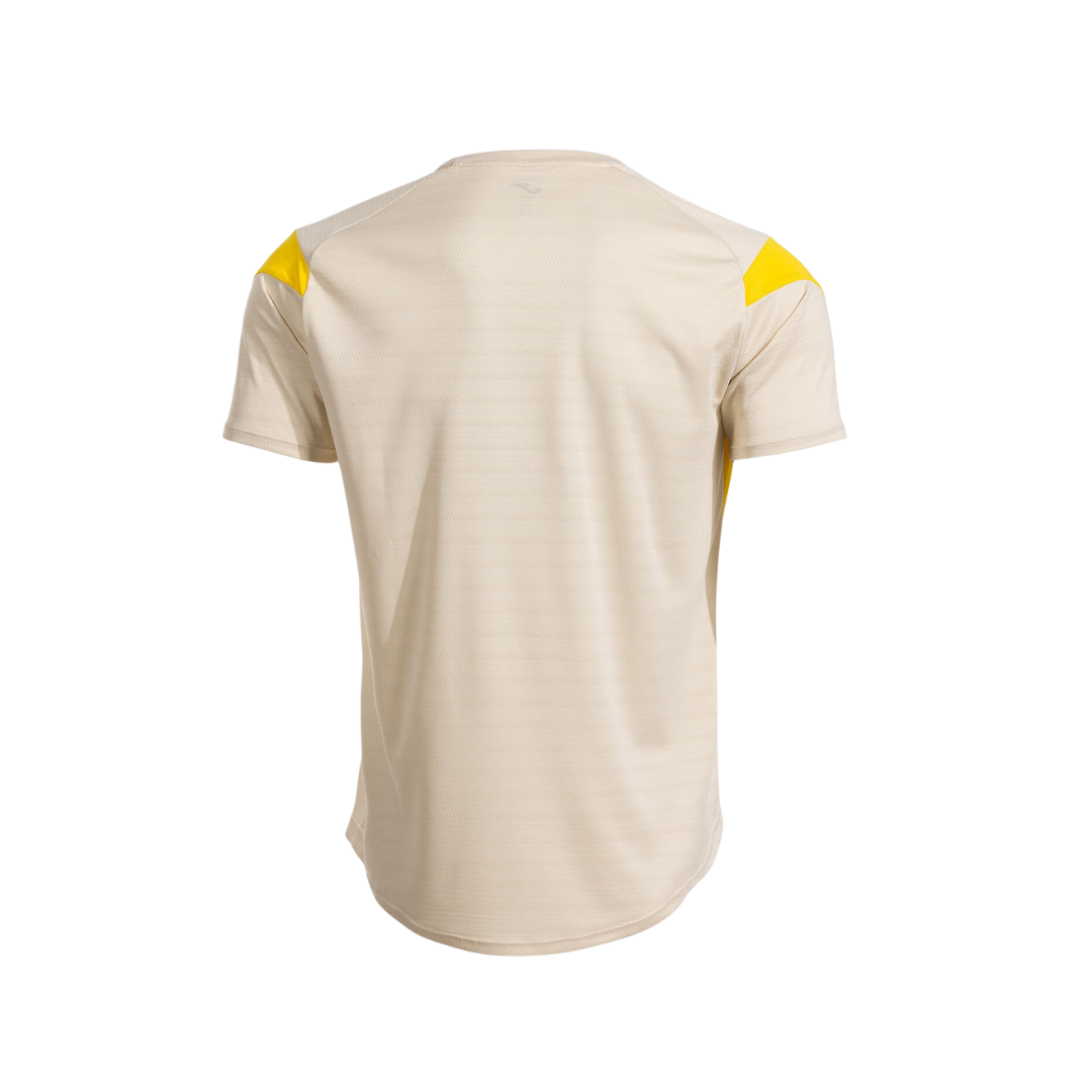 JOMA T-SHIRT MEN MONTREAL SHORT SLEEVE BEIGE YELLOW