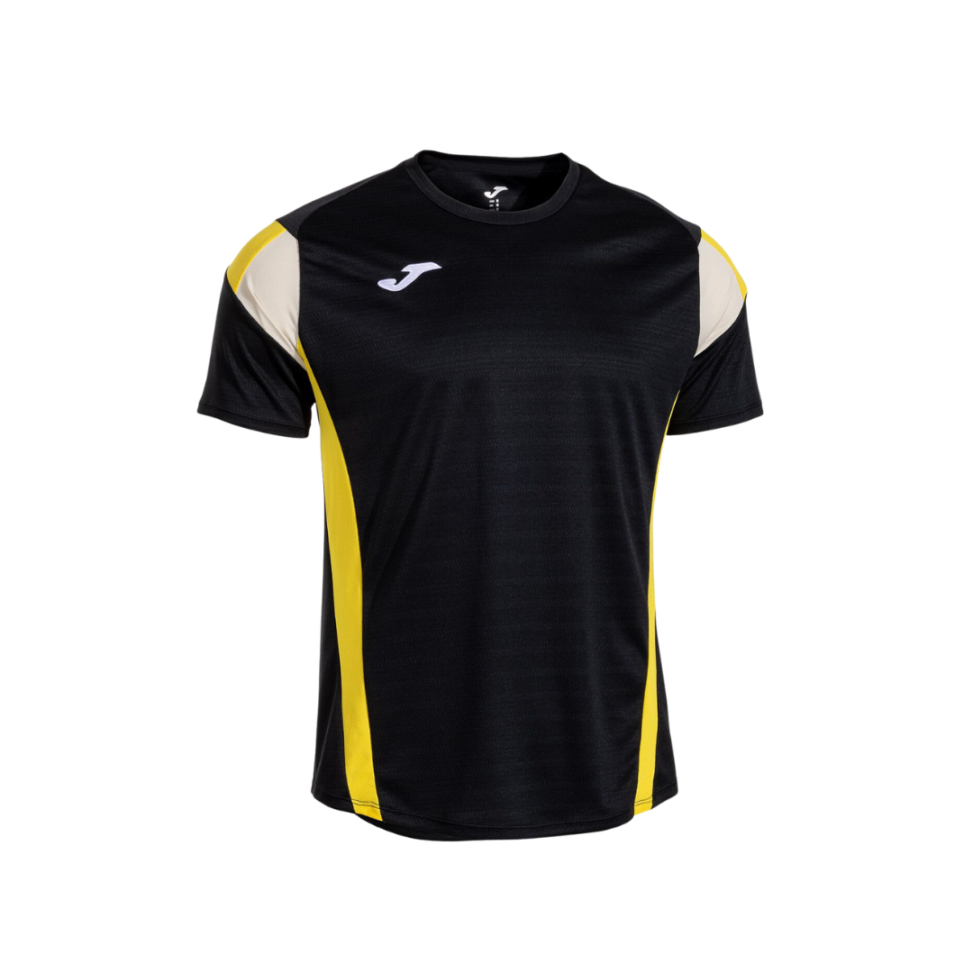 JOMA T-SHIRT MEN MONTREAL SHORT SLEEVE BLACK YELLOW