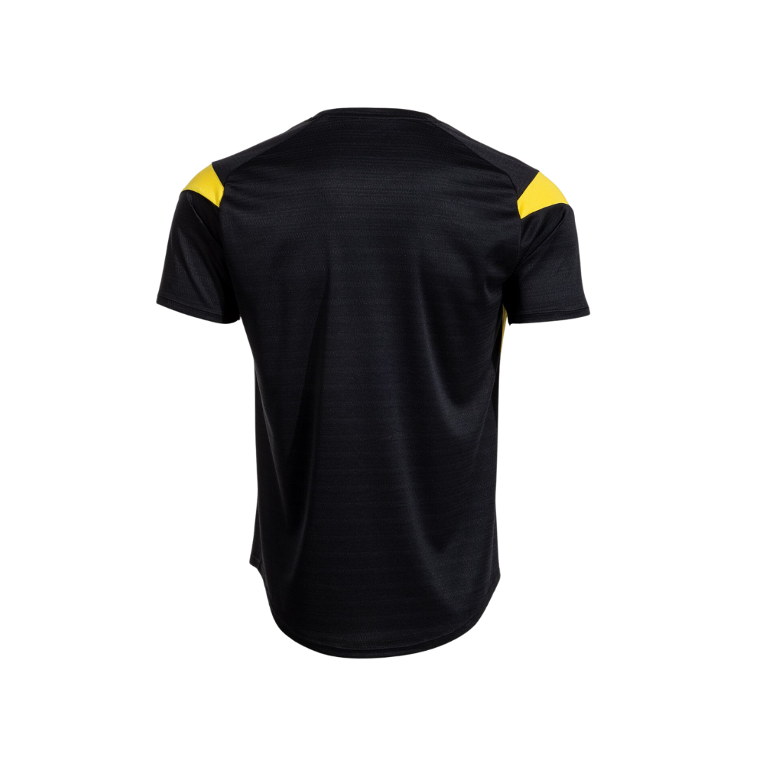 JOMA T-SHIRT MEN MONTREAL SHORT SLEEVE BLACK YELLOW