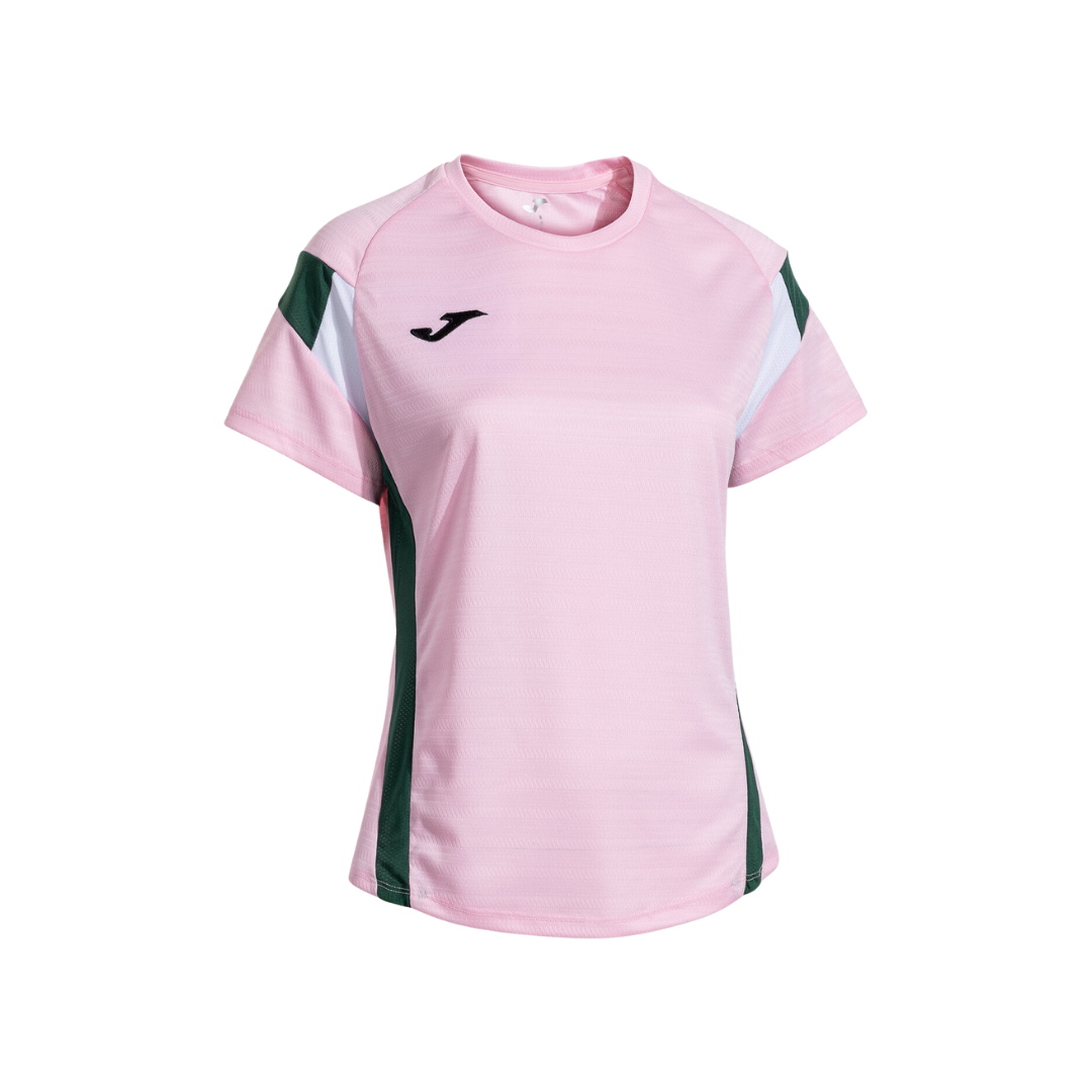 JOMA T-SHIRT WOMEN MONTREAL SHORT SLEEVE PINK GREEN