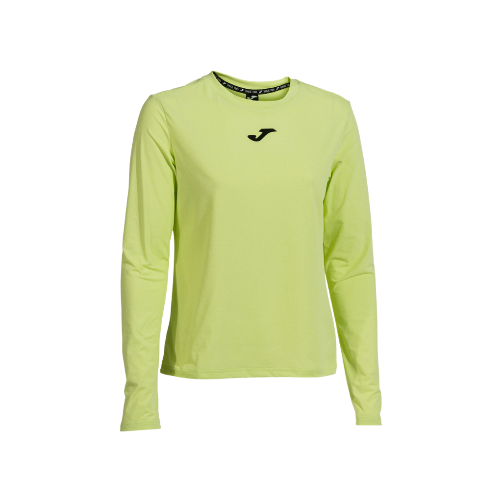 JOMA T-SHIRT WOMEN CHALLENGE LONG SLEEVE LIME