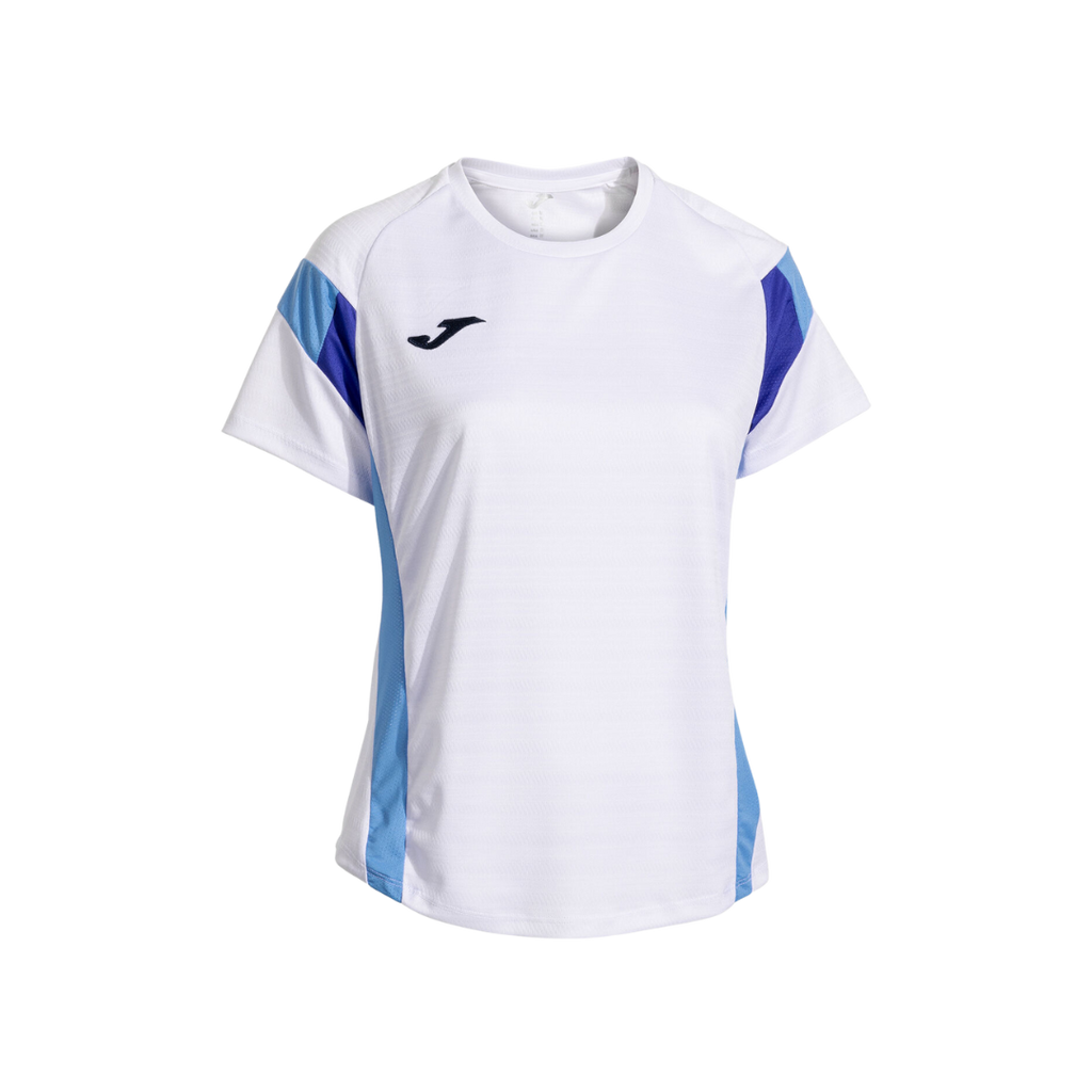 JOMA T-SHIRT WOMEN MONTREAL SHORT SLEEVE WHITE SKY BLUE