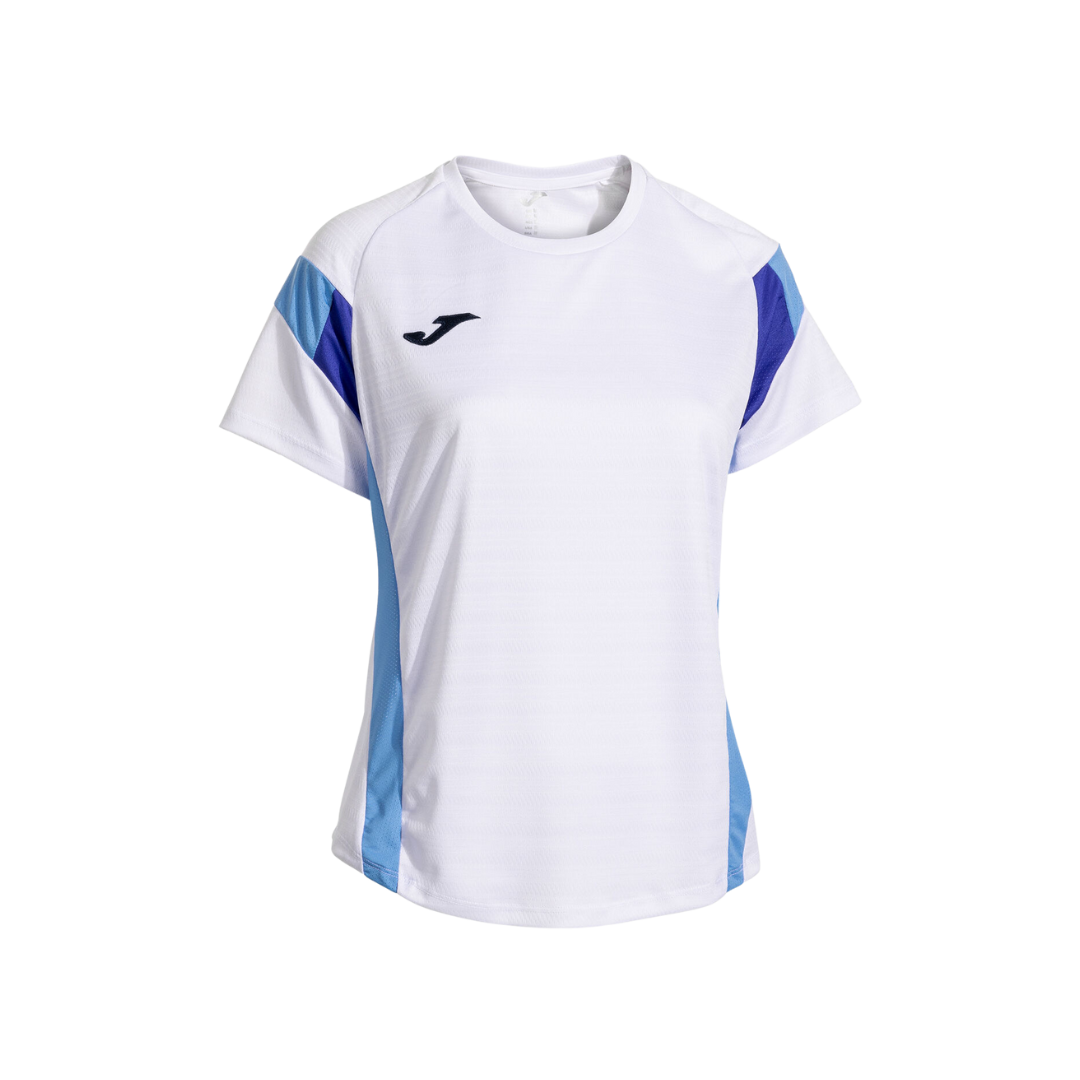 JOMA T-SHIRT WOMEN MONTREAL SHORT SLEEVE WHITE SKY BLUE