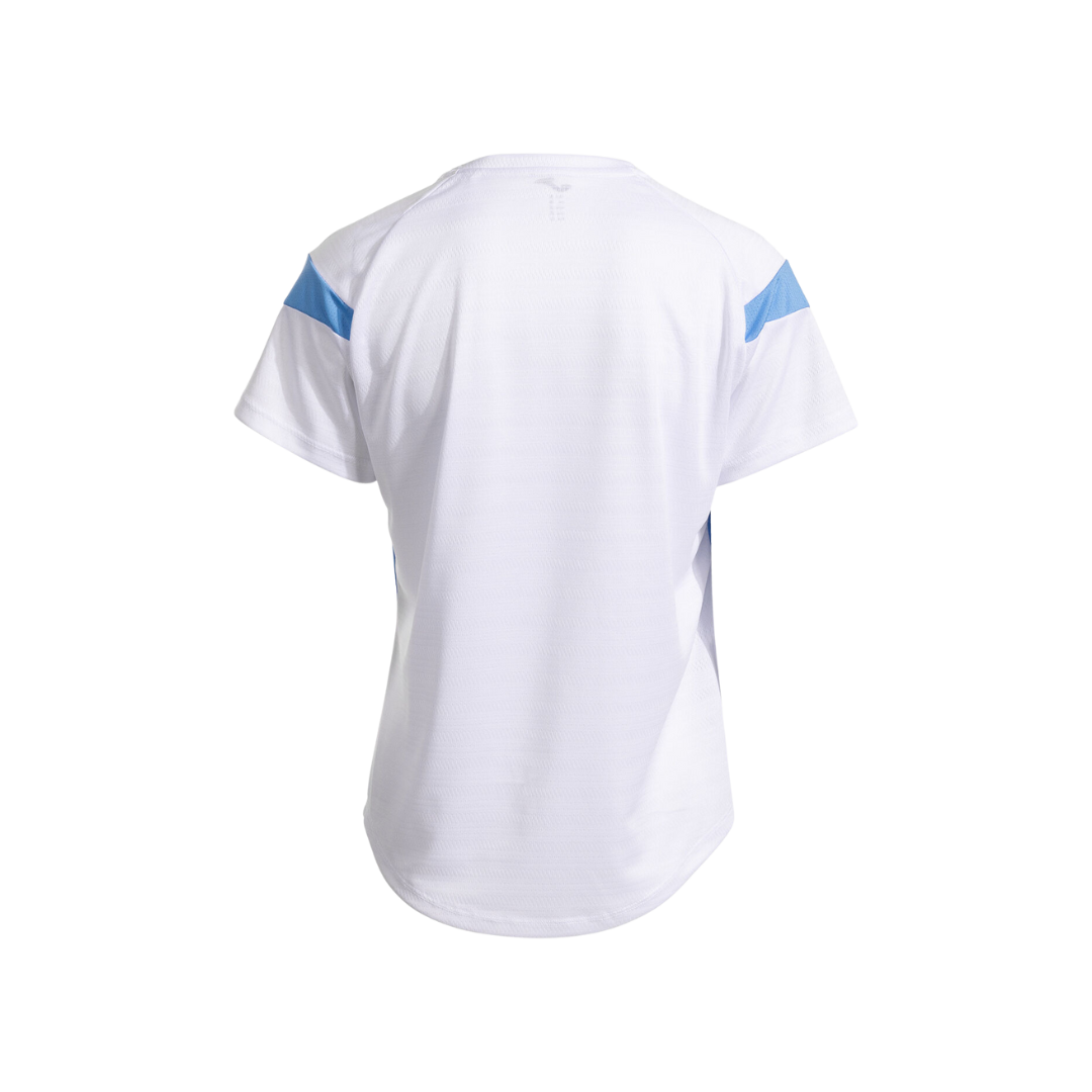 JOMA T-SHIRT WOMEN MONTREAL SHORT SLEEVE WHITE SKY BLUE