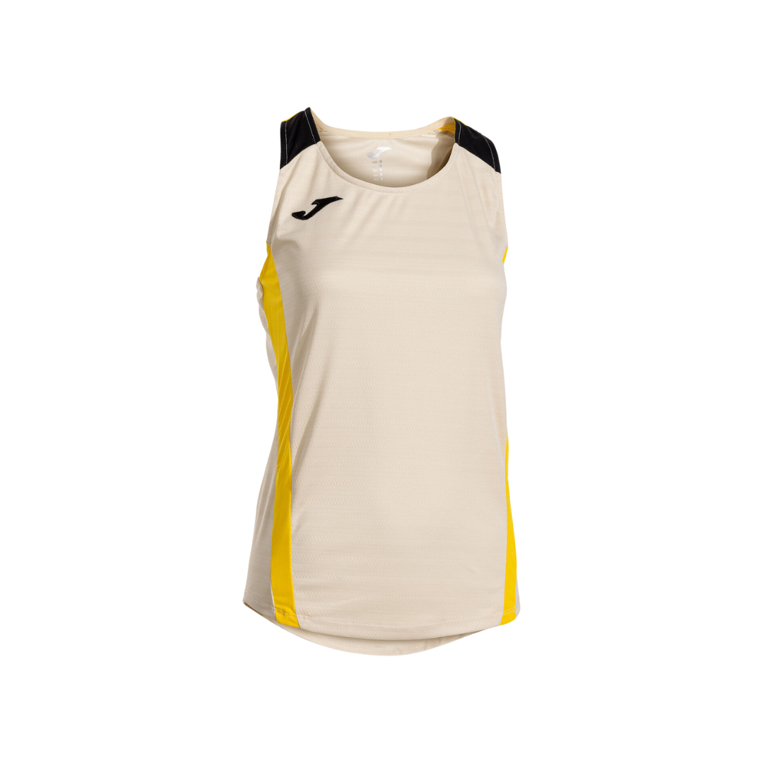 JOMA T-SHIRT WOMEN MONTREAL SLEEVELESS BEIGE YELLOW