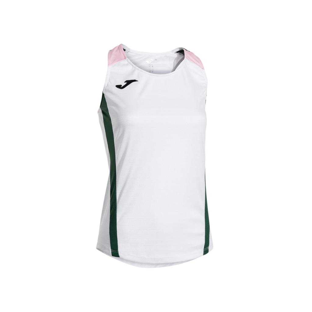 JOMA T-SHIRT WOMEN MONTREAL SLEEVELESS WHITE GREEN