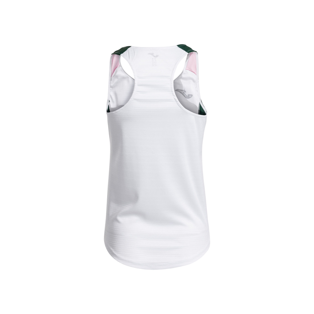 JOMA T-SHIRT WOMEN MONTREAL SLEEVELESS WHITE GREEN