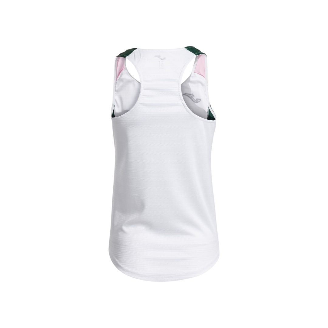 JOMA T-SHIRT WOMEN MONTREAL SLEEVELESS WHITE GREEN