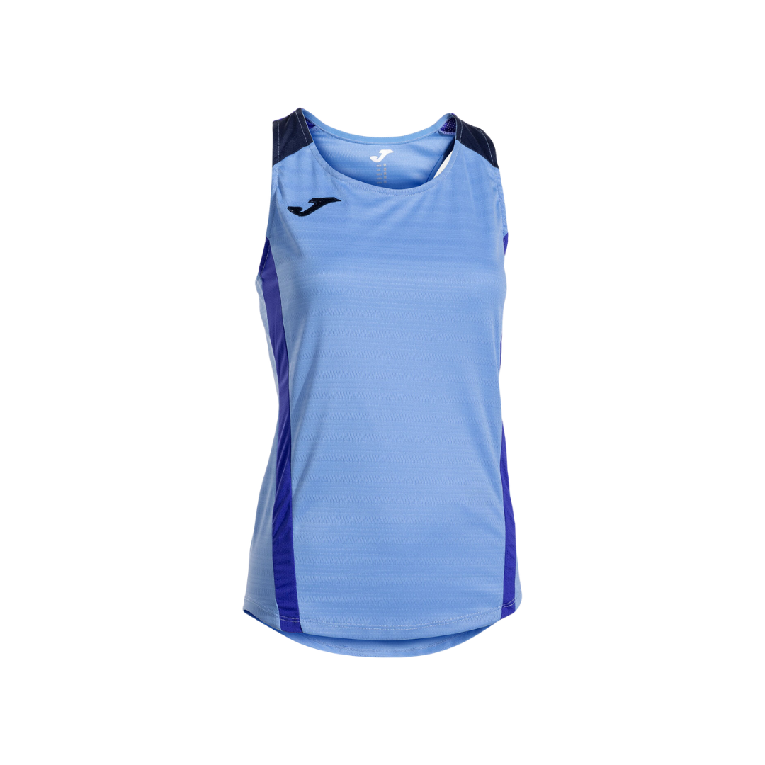 JOMA T-SHIRT WOMEN MONTREAL SLEEVELESS SKY BLUE DARK NAVY