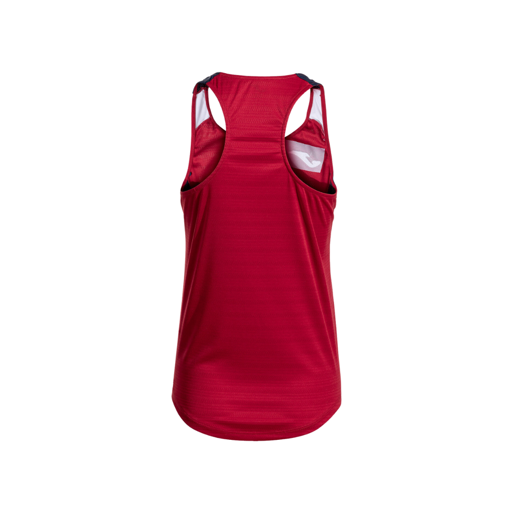 JOMA T-SHIRT WOMEN MONTREAL SLEEVELESS RED DARK NAVY