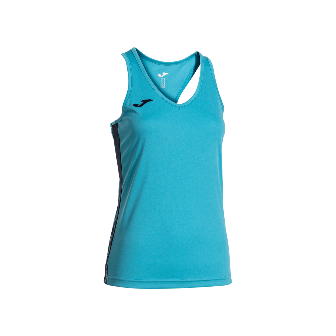 JOMA TANK WOMEN OLIMPIADA FLUOR TURQUOISE DARK NAVY