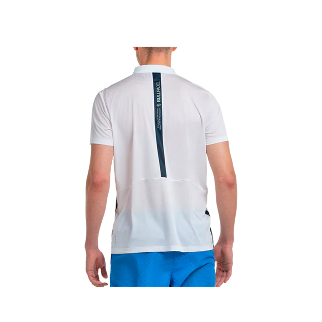 BULLPADEL T-SHIRT POLO BALTO BLANCO