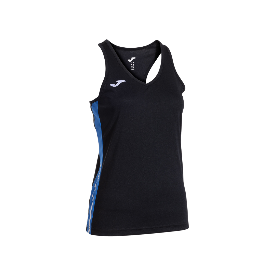 JOMA TANK WOMEN OLIMPIADA BLACK ROYAL BLUE