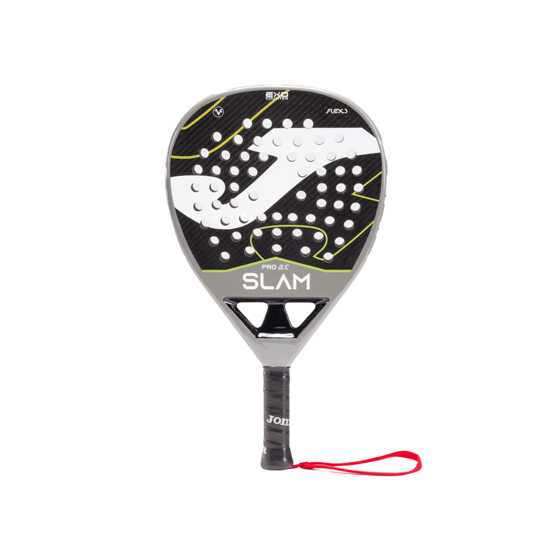JOMA RACKET SLAM PRO PADDLE RACKET LIGHT GRAY BLACK