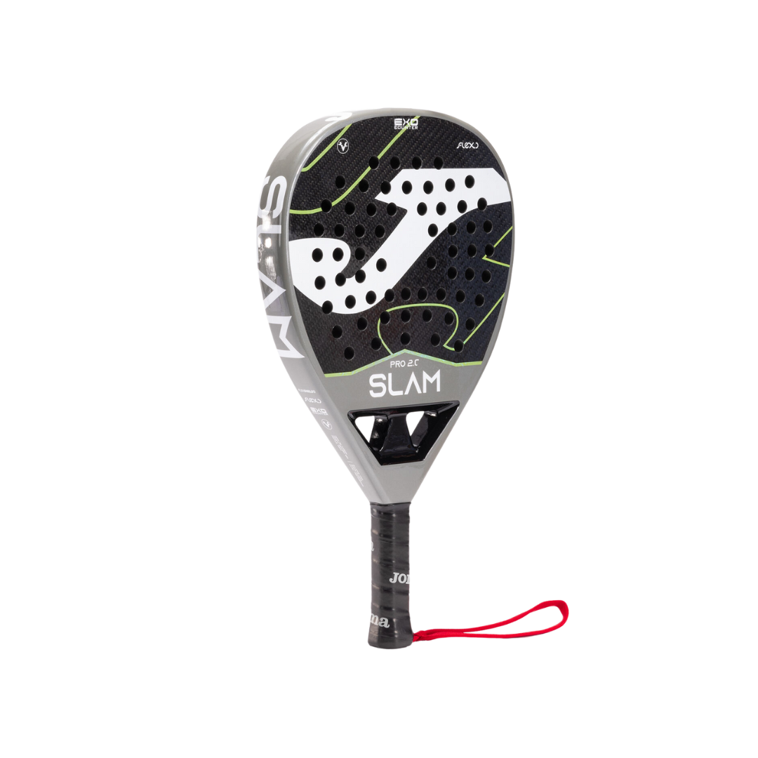 JOMA RACKET SLAM PRO PADDLE RACKET LIGHT GRAY BLACK