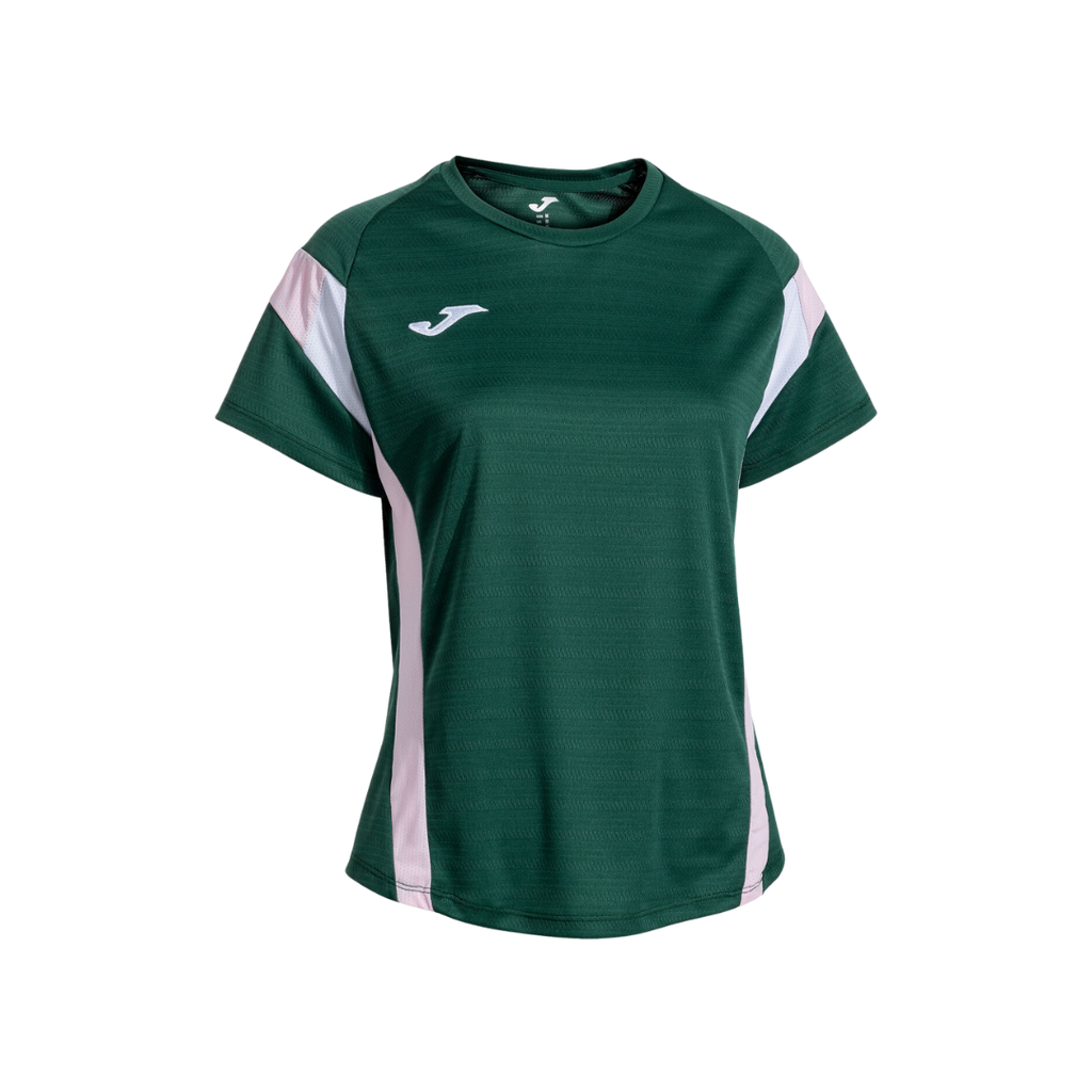 JOMA T-SHIRT WOMEN MONTREAL SHORT SLEEVE GREEN PINK