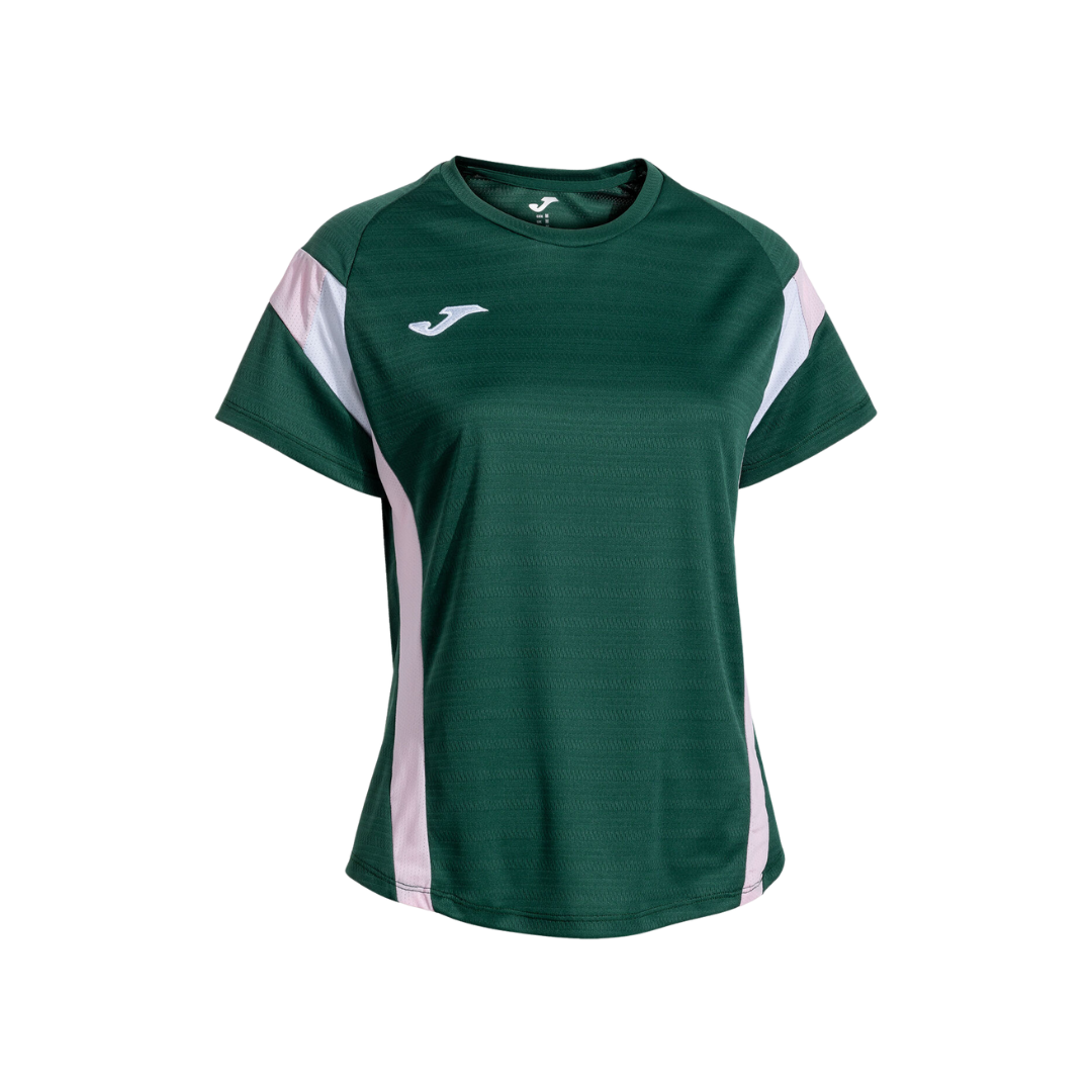 JOMA T-SHIRT WOMEN MONTREAL SHORT SLEEVE GREEN PINK