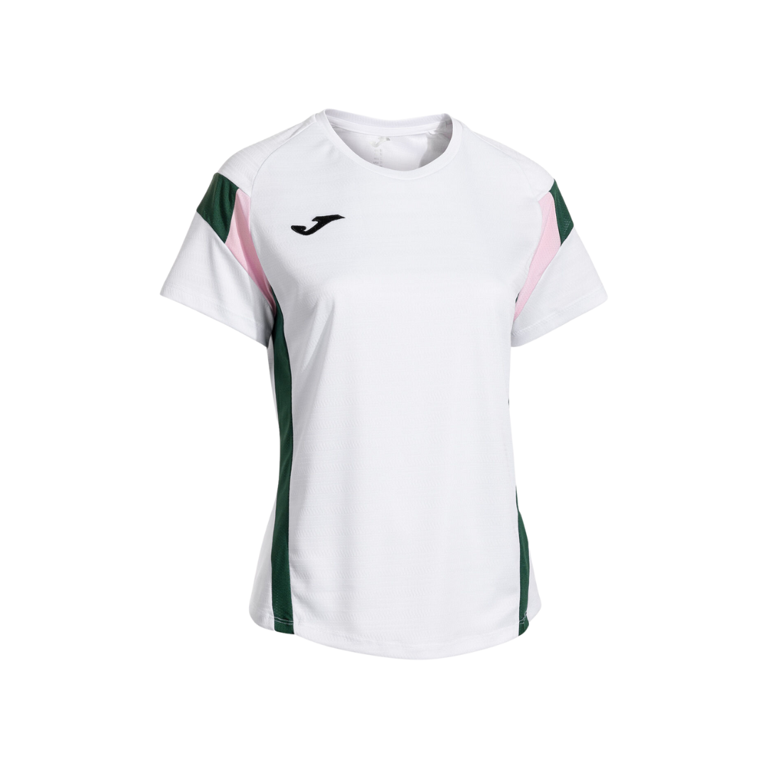 JOMA T-SHIRT WOMEN MONTREAL SHORT SLEEVE WHITE GREEN