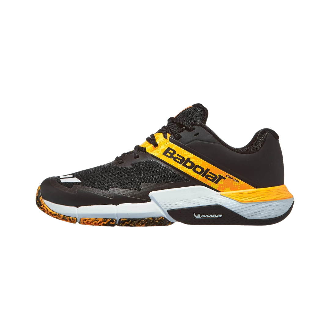 BABOLAT SHOES MEN MOVEA BLACK/SAFFRON