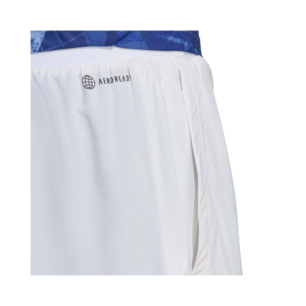 ADIDAS SHORT MEN CLUB STRETCH WOVEN WHITE BLACK