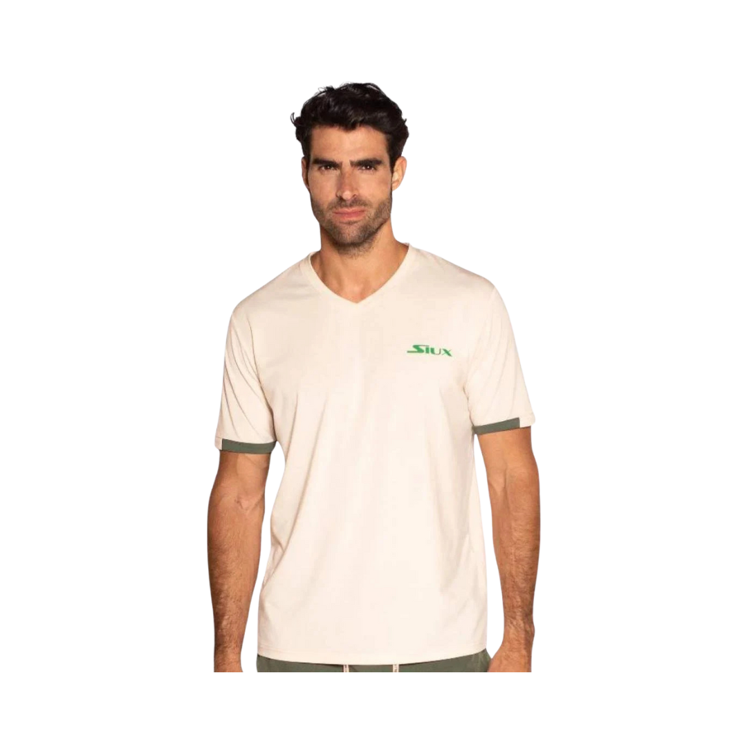 SIUX T-SHIRT MEN GEA BEIGE BROWN