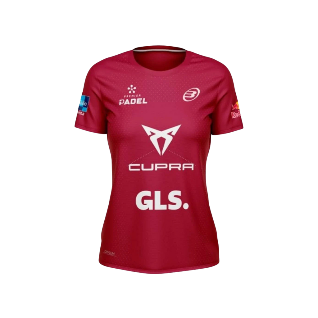 BULLPADEL T-SHIRT WOMEN PREMIER BEA GONZALEZ 25V ETHICAL CHERRY