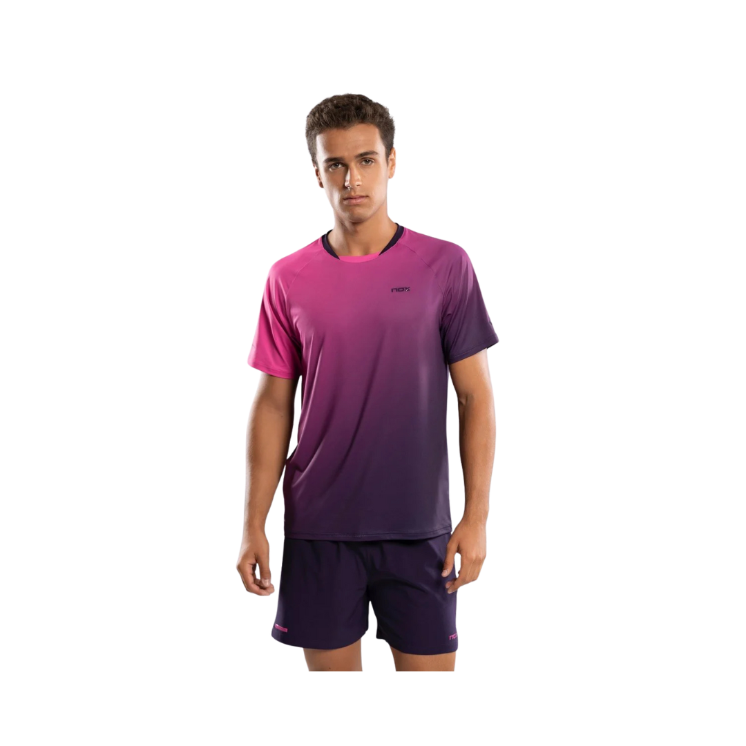 NOX T-SHIRT MEN PRO BLACKBERRY ROSE DEGRADED