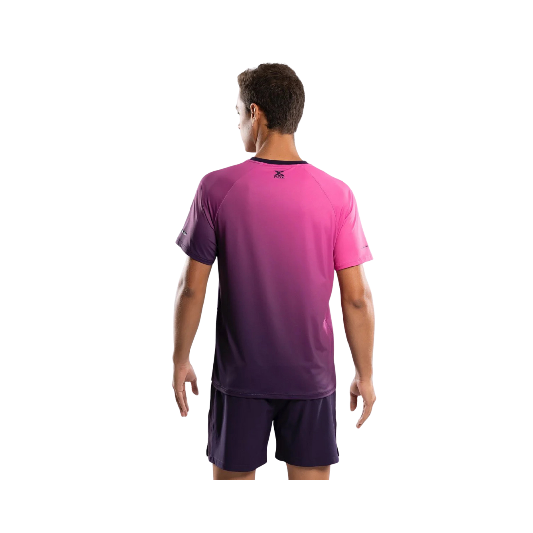 NOX T-SHIRT MEN PRO BLACKBERRY ROSE DEGRADED