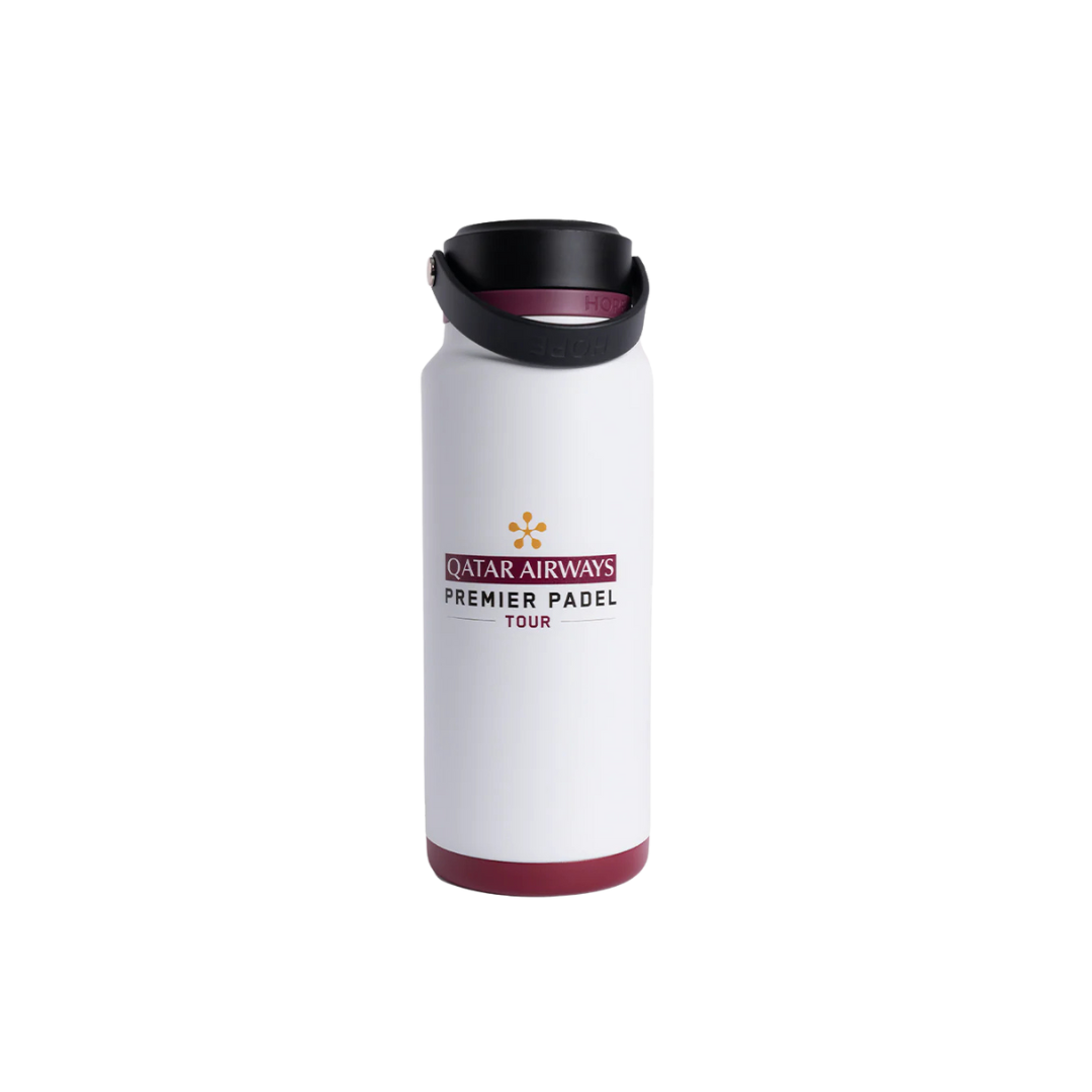 PREMIER PADEL BOTTLE 1000ML WHITE QATAR AIRWAYS
