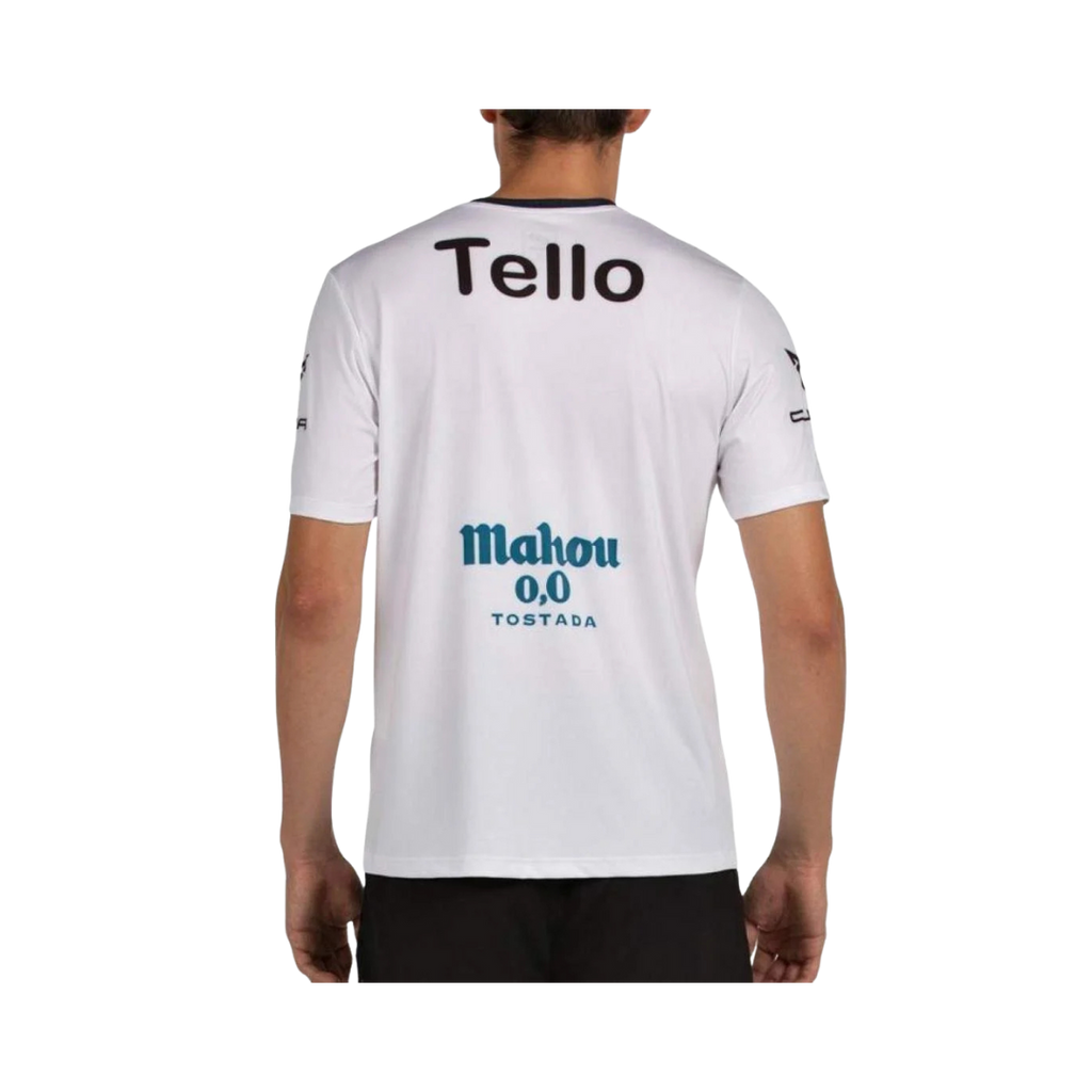 BULLPADEL T-SHIRT SPONSORS PREMIER LILI JUAN TELLO WHITE