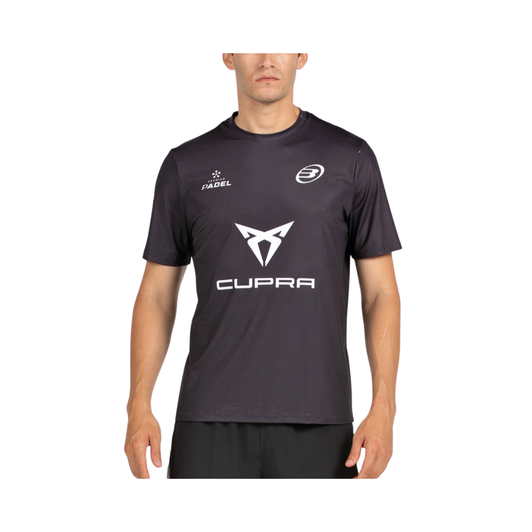 BULLPADEL T-SHIRT SPONSORS PREMIER LILI PABLO CARDANO AZUL MARINO