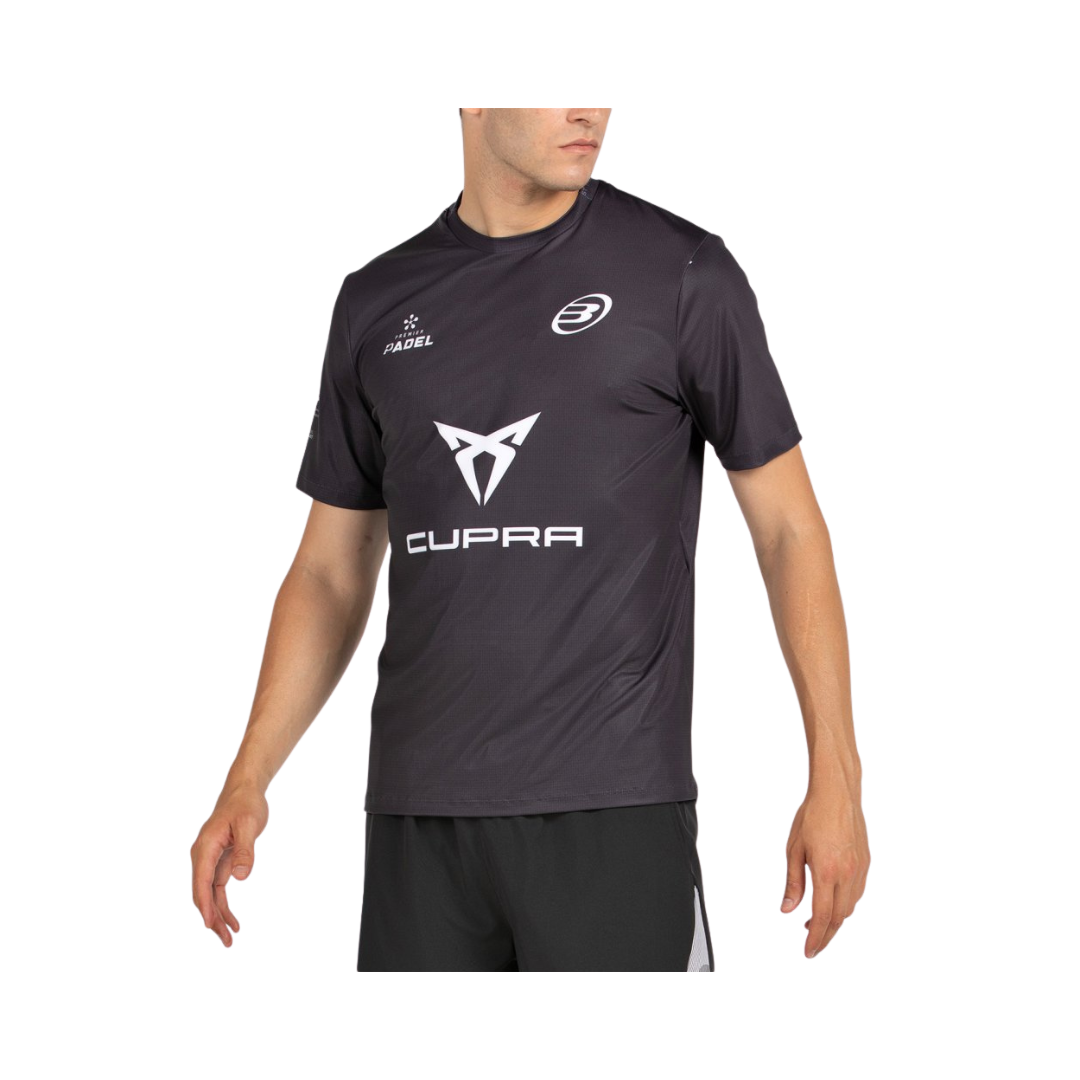 BULLPADEL T-SHIRT SPONSORS PREMIER LILI PABLO CARDANO AZUL MARINO