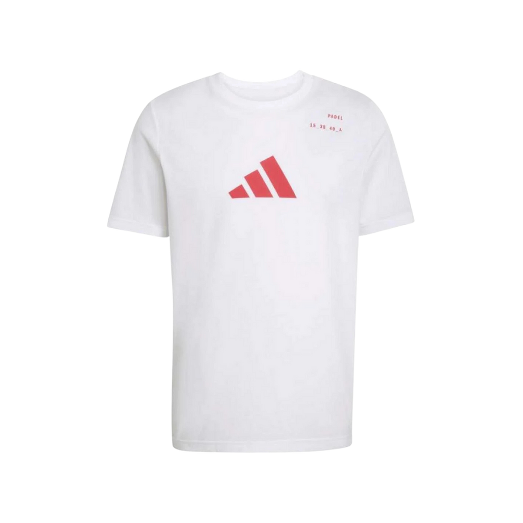 ADIDAS T-SHIRT PADEL M CAT GRAPHIC WHITE