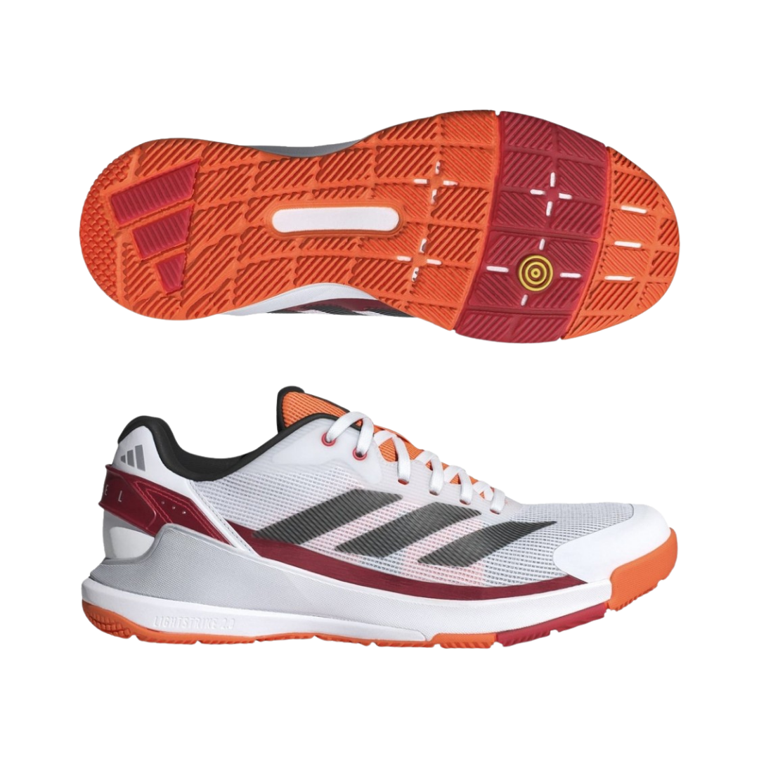 ADIDAS SHOES MEN CRAZYQUICK LS PADEL WHITE RED ORANGE