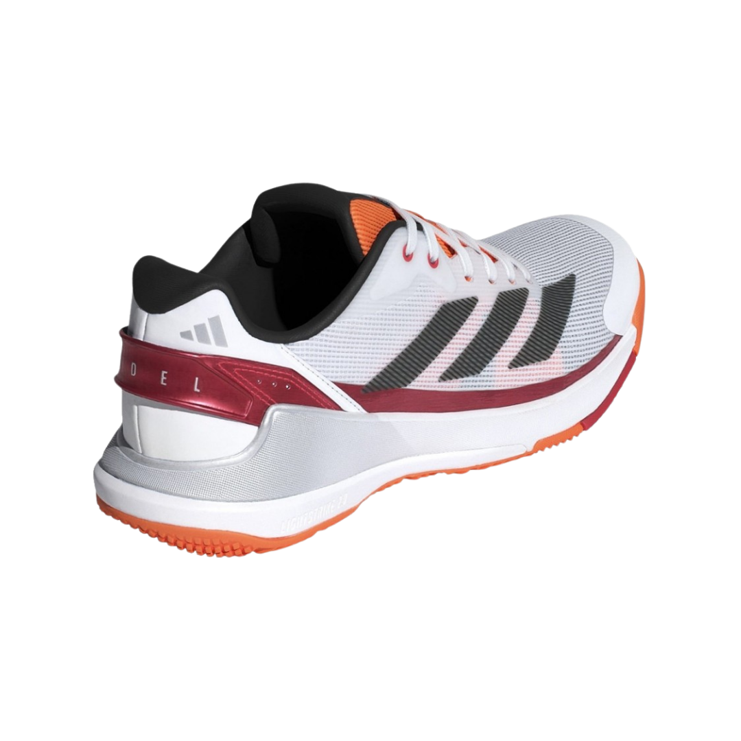ADIDAS SHOES MEN CRAZYQUICK LS PADEL WHITE RED ORANGE