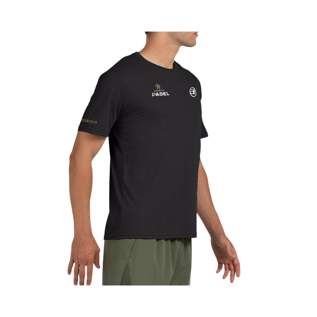 BULLPADEL T-SHIRT MEN PREMIER PRILEP NEGRO