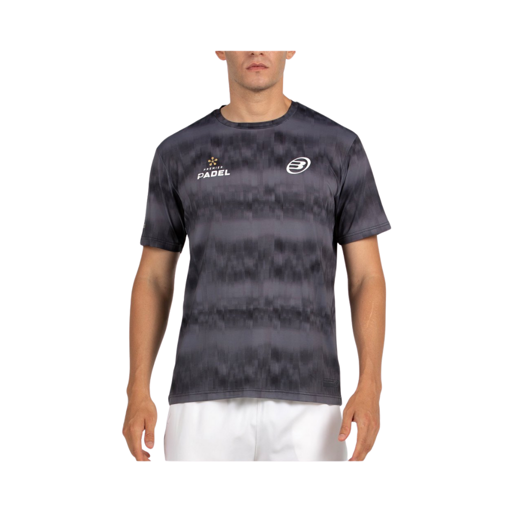 BULLPADEL T-SHIRT MEN PREMIER PASCO NEGRO
