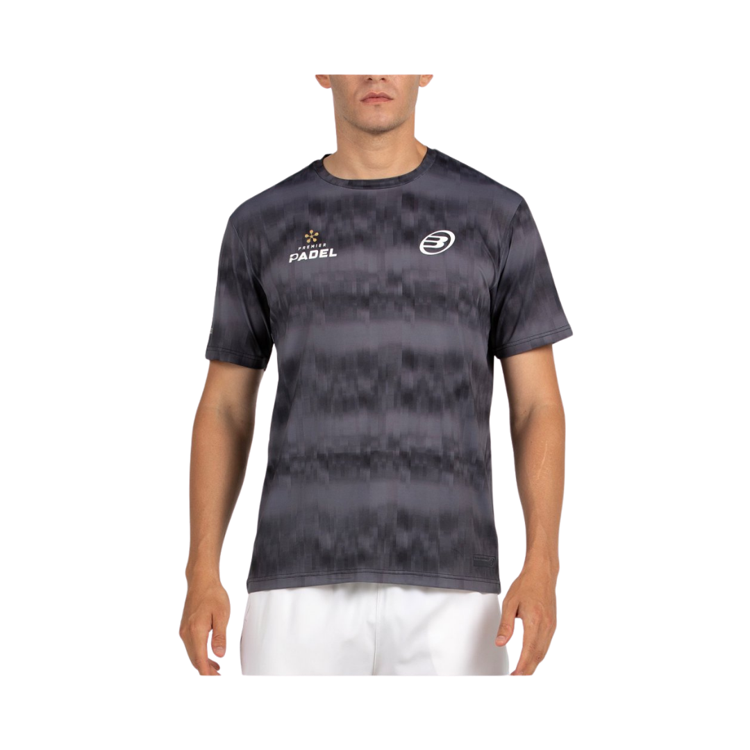 BULLPADEL T-SHIRT MEN PREMIER PASCO NEGRO