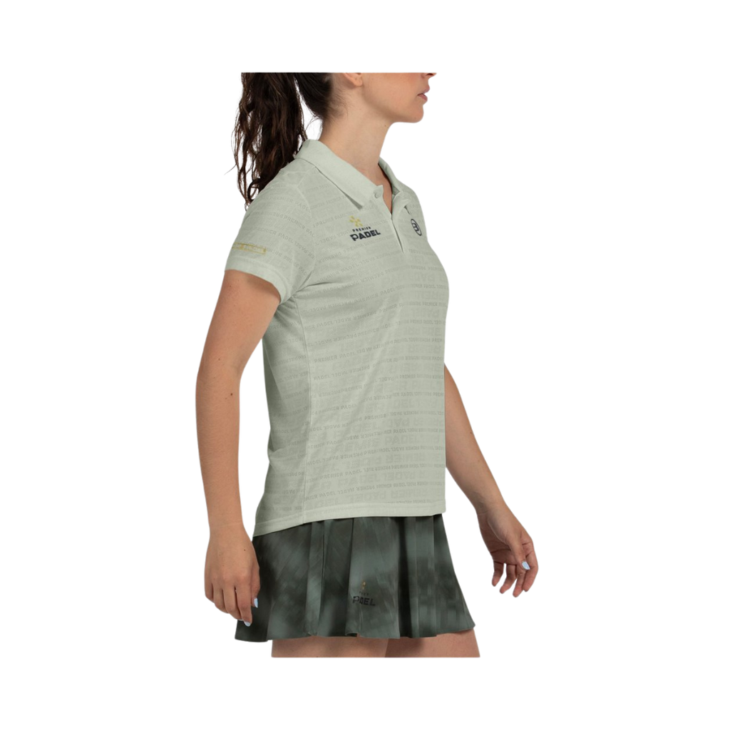 BULLPADEL T-SHIRT POLO WOMEN PAYERNE EUCALIPTO