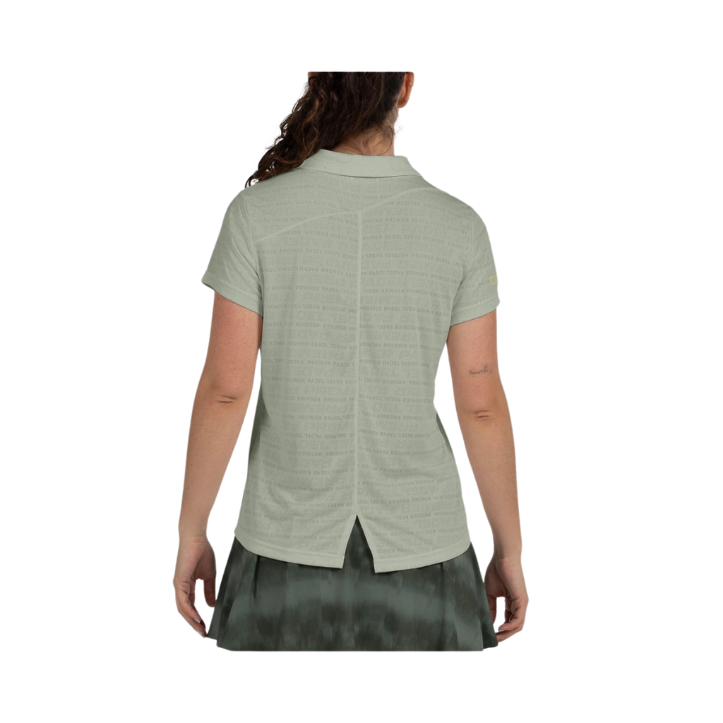 BULLPADEL T-SHIRT POLO WOMEN PAYERNE EUCALIPTO